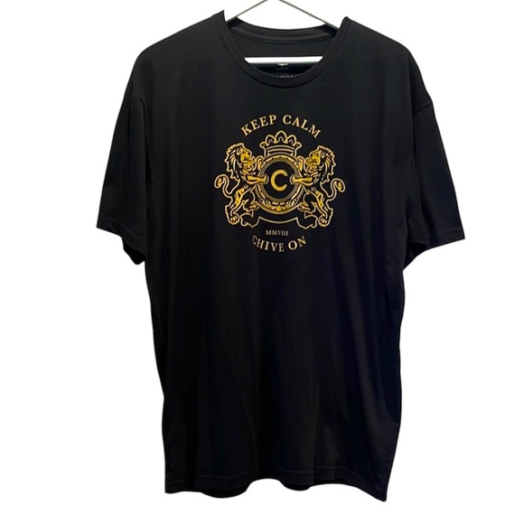 Keep Calm and Chive On Members Only Men’s T Shirt Size XL - Picture 1 of 6